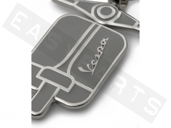 Piaggio Porte-clés VESPA DEC Origin gris acier
